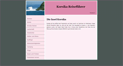 Desktop Screenshot of korsika-infos.de