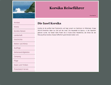 Tablet Screenshot of korsika-infos.de